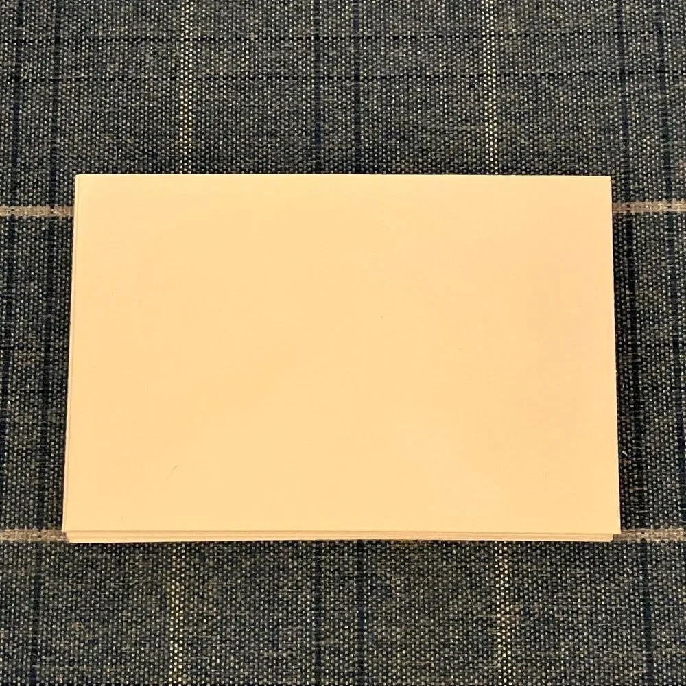 3 White and Blue Envelopes